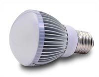 GL-BR20-5CW-E26, Светодиодная лампа 5Вт, холодный белый свет, цоколь E26
